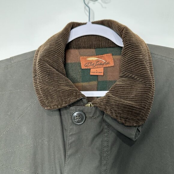 Bob Timberlake Barn Chore Jacket Flannel Lined Size Large - Picture 4 of 13